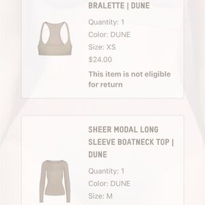 SKIMS Dune Sheer Modal Long Sleeve Boatneck Top